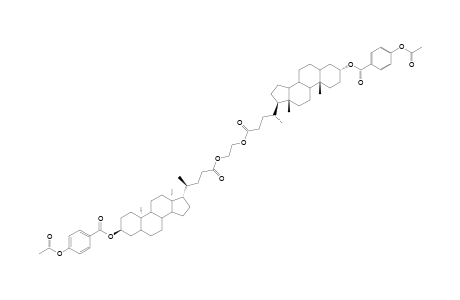 3-ALPHA,3'-ALPHA-BIS-(4-ACETOXYPHENYLCARBOXY)-5-BETA-CHOLAN-24-OIC-ACID-ETHANE-1,2-DIOL-DIESTER