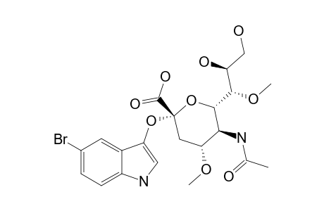 5-BROMOINDOL-3-YL_5-ACETAMIDO-3,5-DIDEOXY-4,7-DI-O-METHYL-D-GLYCERO-D-GALACTO-NONULO-PYRANOSIDONIC_ACID