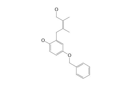 (Z)-4-BENZYLOXY-2-[(4'-HYDROXY-2',3'-DIMETHYL)-BUT-2'-ENYL]-PHENOL