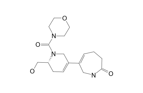 (R)-6-[6-(HYDROXYMETHYL)-1-(MORPHOLINE-4-CARBONYL)-1,2,5,6-TETRAHYDROPYRIDIN-3-YL]-3,4-DIHYDRO-1H-AZEPIN-2(7H)-ONE