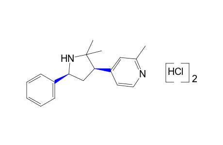 4-(cis-2,2-dimethyl-5-phenyl-3-pyrrolidinyl)-2-picoline, dihydrochloride