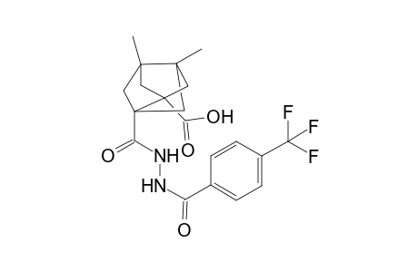 3,7-Dimethyl-5-[{2-[4-(trifluoromethyl)benzoyl]hydrazino}carbonyl]tricyclo[3.3.0.0(3,7)]octane-1-carboxylic acid