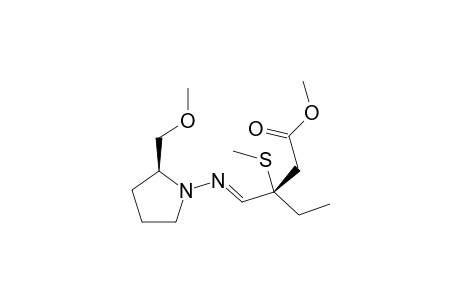 (3S)-3-[(E)-[(2S)-2-(methoxymethyl)-1-pyrrolidinyl]iminomethyl]-3-(methylthio)pentanoic acid methyl ester