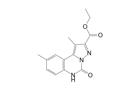 2-Carbethoxy-1,9-dimethylpyrazolo[1,5-c]quinazolin-5(6H)-one