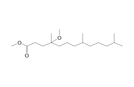 Methyl 4-methoxy-4,8,12-trimethyltridecanoate