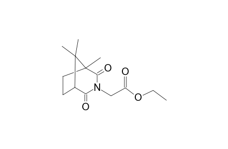 (1,8,8-Trimethyl-2,4-dioxo-3-azabicyclo[3.2.1]oct-3-yl)acetic acid, ethyl ester