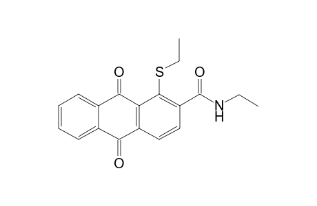 N-ethyl-1-(ethylthio)-9,10-diketo-anthracene-2-carboxamide