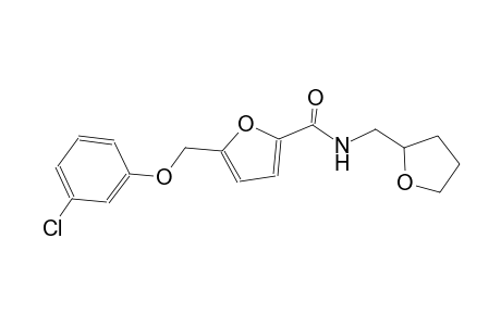 5-[(3-chlorophenoxy)methyl]-N-(tetrahydro-2-furanylmethyl)-2-furamide