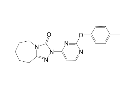 2-[2'-(4''-Methylphenoxy)pyrimidin-4'-yl)-6,7,8,9-tetrahydro-2H-(1,2,4)-triazolo[4,3-a]azepin-3(5H)-one