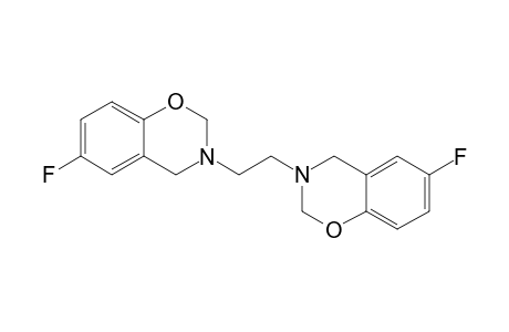 6-Fluoranyl-3-[2-(6-fluoranyl-2,4-dihydro-1,3-benzoxazin-3-yl)ethyl]-2,4-dihydro-1,3-benzoxazine