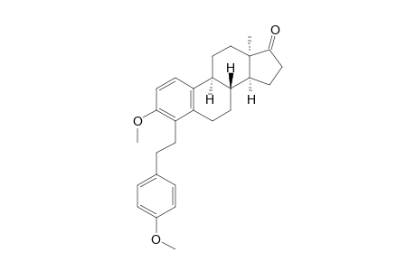 3-Methoxy-4-[(4-methoxyphenyl)ethyl]-13.alpha.-estra-1,3,5(10)-trien-17-one