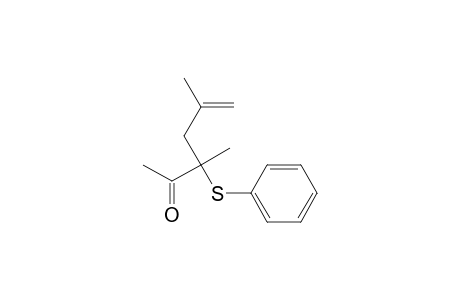 5-Hexen-2-one, 3,5-dimethyl-3-(phenylthio)-