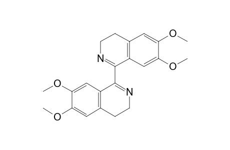 6,6',7,7'-Tetramethoxy-3,3',4,4'-tetrahydro-1,1'-biisoquinoline