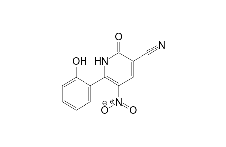 6-(2-Hydroxyphenyl)-5-nitro-2-oxo-1,2-dihydropyridine-3-carbonitrile