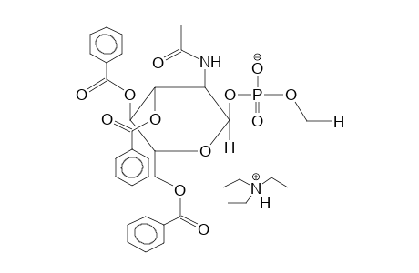 2-ACETAMIDO-2-DEOXY-3,4,6-TRI-O-BENZOYL-ALPHA-D-GLUCOPYRANOSYL(METHYL)PHOSPHATE, TRIETHYLAMMONIUM SALT