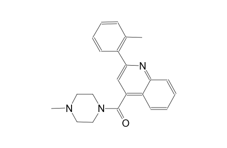2-(2-methylphenyl)-4-[(4-methyl-1-piperazinyl)carbonyl]quinoline