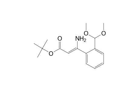 2-Propenoic acid, 3-amino-3-[2-(dimethoxymethyl)phenyl]-, 1,1-dimethylethyl ester, (Z)-
