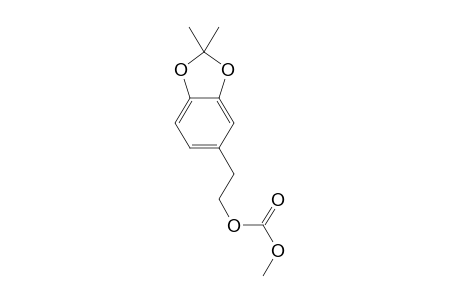 2-(2,2-dimethylbenzo[d][1,3]dioxol-5-yl)ethyl methyl carbonate