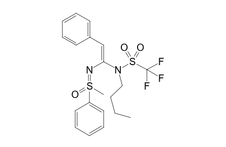 (E)-N-[2-Phenylvinyl-2-N-(butyl-triflylamide)]-S-methyl-S-phenylsulfoximine