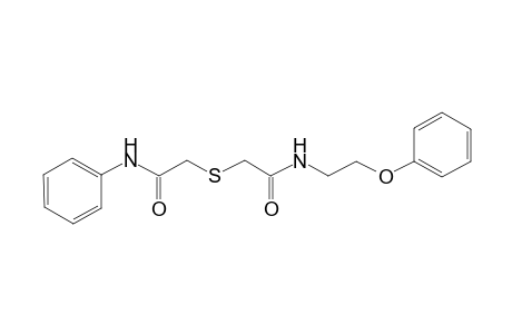 2, 2'-thio(bisacetamide), N-(2-phenoxyethyl)-N'-phenyl-