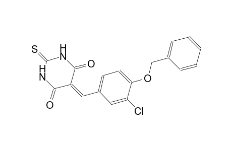 5-[4-(benzyloxy)-3-chlorobenzylidene]-2-thioxodihydro-4,6(1H,5H)-pyrimidinedione