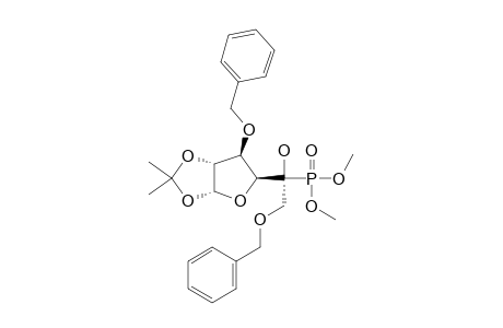 (5R)-3,6-DI-O-BENZYL-5-DEOXY-5-DIMETHOXYPHOSPHINYL-1,2-O-ISOPROPYLIDENE-ALPHA-D-XYLO-HEXOFURANOSE