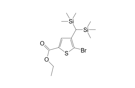 ethyl 4-(bis(Trimethylsilyl)methyl)-5-bromothiophene-2-carboxylate