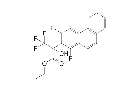 2-(1,3-difluoro-5,6-dihydrophenanthren-2-yl)-3,3,3-trifluoro-2-hydroxy-propionic acid ethyl ester