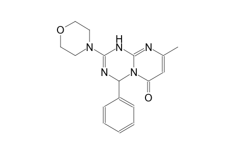 6H-pyrimido[1,2-a][1,3,5]triazin-6-one, 1,4-dihydro-8-methyl-2-(4-morpholinyl)-4-phenyl-