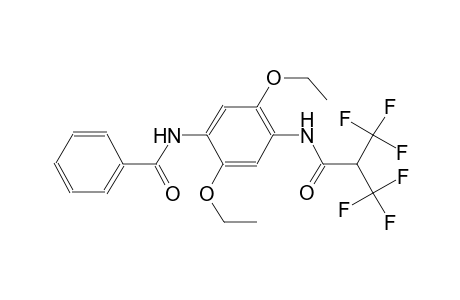 benzamide, N-[2,5-diethoxy-4-[[3,3,3-trifluoro-1-oxo-2-(trifluoromethyl)propyl]amino]phenyl]-