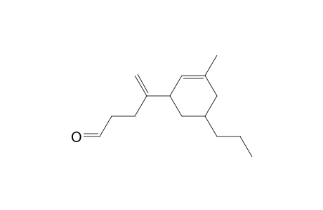 4-(3-Methyl-5-propylcyclohex-2-en-1-yl)pent-4-enal