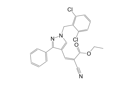 2-propenoic acid, 2-cyano-3-[1-[(2,6-dichlorophenyl)methyl]-3-phenyl-1H-pyrazol-4-yl]-, ethyl ester, (2Z)-