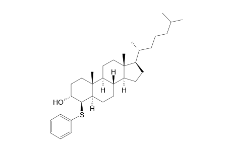 4.beta.-(Phenylsulfanyl)-5.alpha.-cholestan-3.alpha.-ol