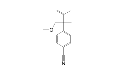3-(4-CYANOPHENYL)-4-METHOXY-2,3-DIMETHYL-1-BUTENE