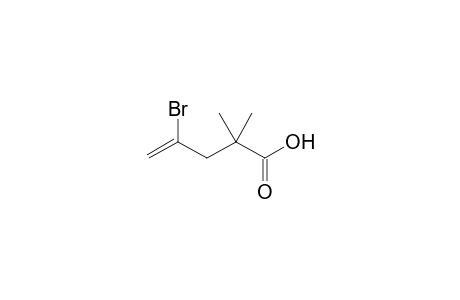4-Bromo-2,2-dimethylpent-4-enoic acid