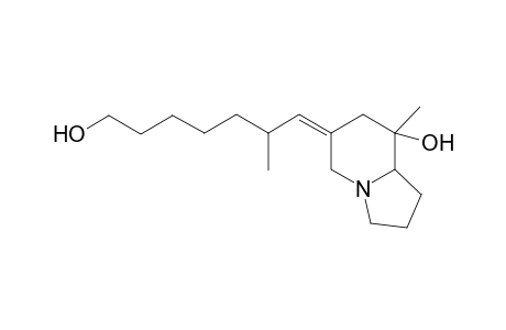 5-Methyl-5-hydroxy-3-[2'-methyl-(hydroxy)-heptylidene]-1-azabicyclo[4.3.0]nonane
