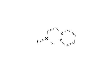 Benzene, [2-(methylsulfinyl)ethenyl]-, (Z)-