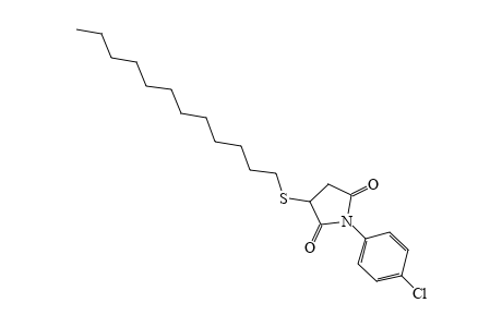 N-(p-chlorophenyl)-2-(dodecylthio)succinimide