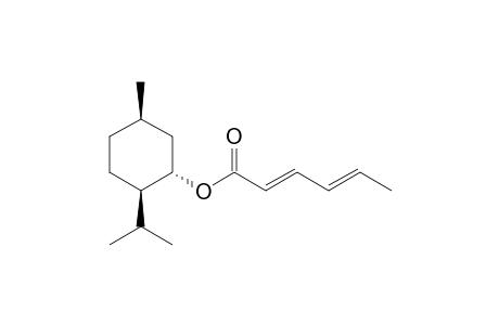 [1S-(1.beta.,2.alpha.,5.alpha.)]-5-Methyl-2-(1-methylethyl)cyclohexyl 2,4-hexadienoate