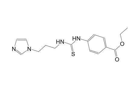 benzoic acid, 4-[[[[3-(1H-imidazol-1-yl)propyl]amino]carbonothioyl]amino]-, ethyl ester