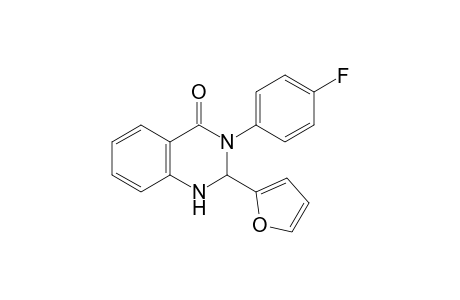 Quinazolin-4(3H)-one, 1,2-dihydro-3-(4-fluorophenyl)-2-(2-furyl)-