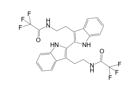 bis{3-[(Trifluoroacetylamino)ethyl]indol-2-yl}