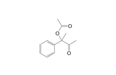 Acetic acid 1-methyl-2-oxo-1-phenyl-propyl ester