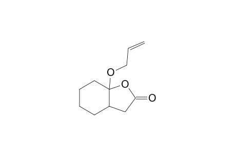 7a-Allyloxy-2-oxo-perhydrobenzofuran