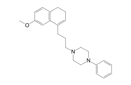1-[3-(7-methoxy-3,4-dihydronaphthalen-1-yl)propyl]-4-phenyl-piperazine