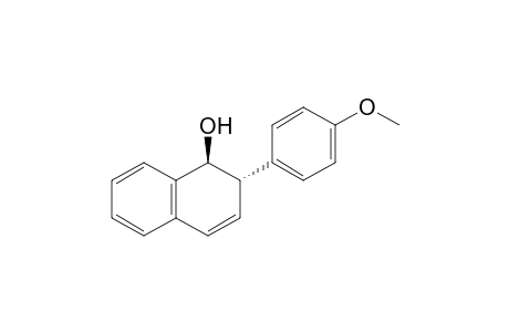 (1S*,2S*)-2-(4-Methoxyphenyl)-1,2-dihydronaphth-1-ol