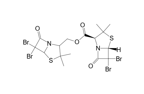 4-Thia-1-azabicyclo[3.2.0]heptane-2-carboxylic acid, 6,6-dibromo-3,3-dimethyl-7-oxo-, (6,6-dibromo-3,3-dimethyl-7-oxo-4-thia-1-azabicyclo[3.2.0]hept-2-yl)methyl ester, [2S-[2.alpha.(2R*,5S*),5.alpha.]]-