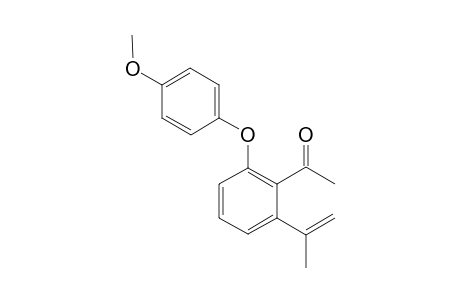 1-[2-(4-Methoxyphenoxy)-6-isopropenylphenyl]ethanone