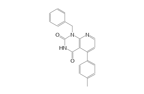 pyrido[2,3-d]pyrimidine-2,4(1H,3H)-dione, 5-(4-methylphenyl)-1-(phenylmethyl)-