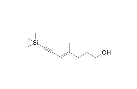 (E)-4-methyl-7-trimethylsilyl-1-hept-4-en-6-ynol